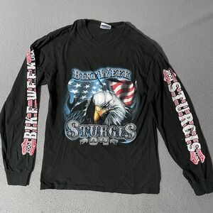 Sturgis Vintage 2004‎ T-Shirt Sz Small Black Long Sleeve-Excellent condition